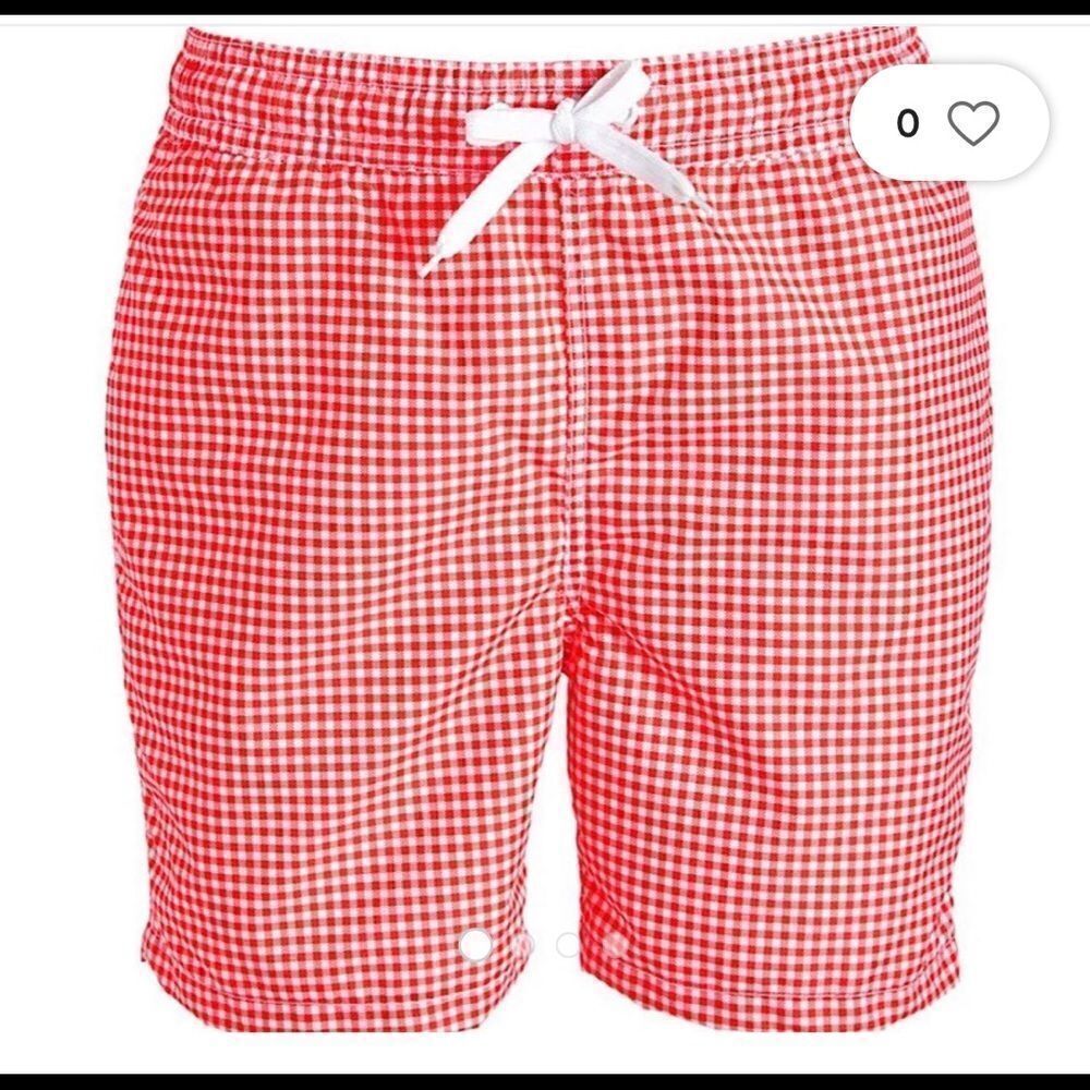 Kanu surf swim trunks men’s medium coral/white